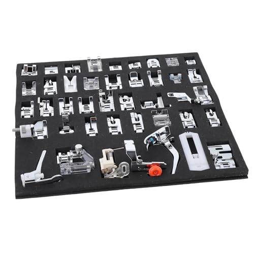 Presseurs métal multifonction pour machine à coudre domestique SHINEOFI avec guide - 2