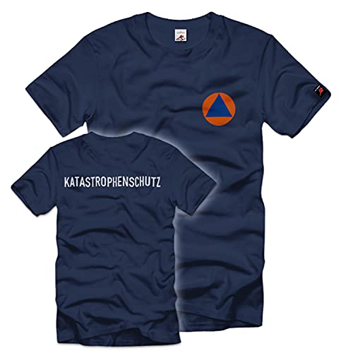 Inondation à la maison ? T-shirt bleu foncé KatS S pour rester au sec