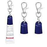 Rolitwils 2 Pcs Keychain Holder for Aquaphor Lip Repair- Polypropylene Cap Accessory - Fit Lip Balm Keychain