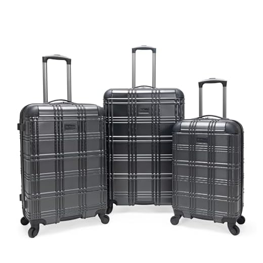 What do brits call luggage Ben Sherman Nottingham 3-Piece Spinner Luggage Set