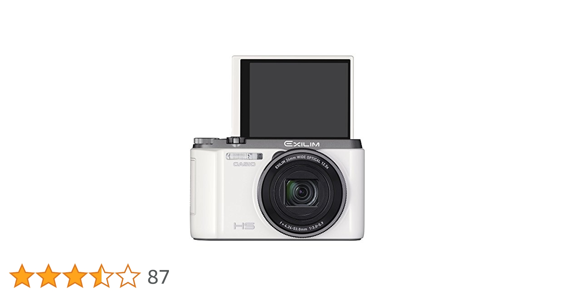 CASIO EXILIM EX-FR100L ホワイト Amazon | CASIO デジタルカメラ EXILIM EX-FR100LWE カメラ部