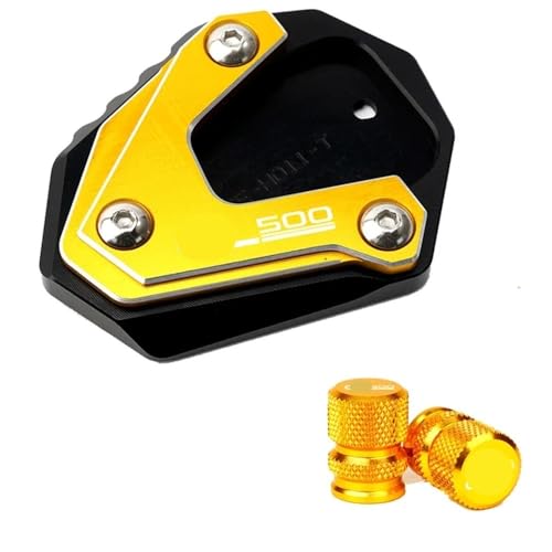 Coussinet d'agrandissement CL500 empêche la chute de moto béquille latérale alu CNC