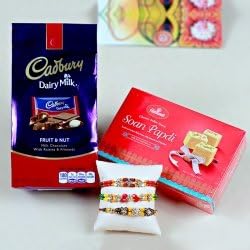 IGP Rakhis with Chocolate and Sweets