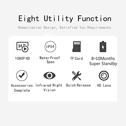 Weytoll 36MP 1080P Dia Noite Foto Vídeo Câmera Multifuncional Caça ao Ar Livre Casa de Observação de