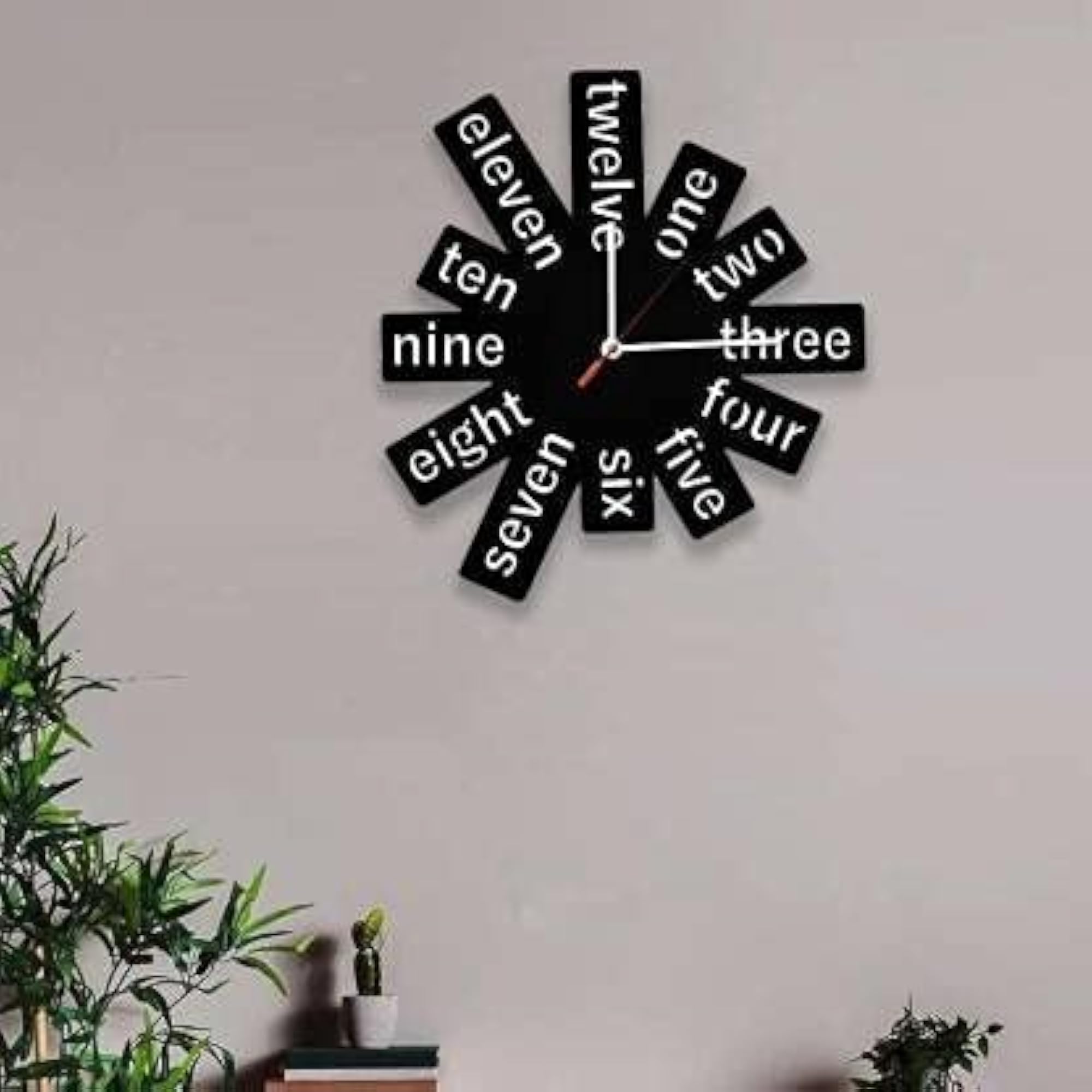 Analog Wooden Wall Watch, Stylish Home Decor