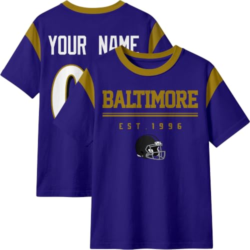 Image of T-Shirt Custom Crewneck Short Sleeve for Men Gifts | Custom T-Shirt Personalized Name and Number
