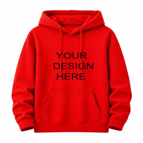 Image of Maydear Custom Vintage Washed Hoodie, Personalized Text Logo Pullover Sweatshirt for Men Women