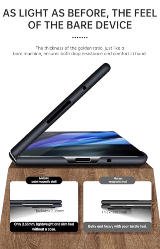 Funda Google Pixel 9 Pro Fold con imán carcasa delgada azul lejano 7