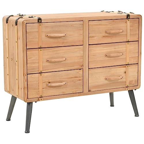 Las 10 mejores cómodas de Madera Maciza ¡Comparativa! 13 vidaXL Mueble Cajones 91x35x73 cm Madera Abeto Dormitorio Sinfonier...