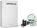 Natural Gas Tankless Water Heater MIZUDO 5.1 GPM, 120,000 BTU, Outdoor Installation Only, Instant Hot Water Heater with Flushing Kit