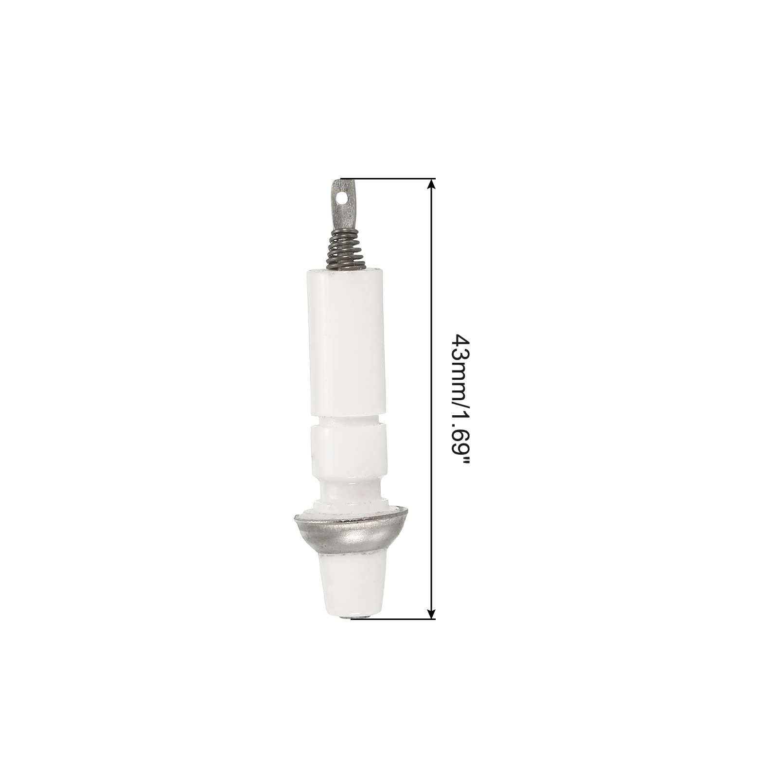 Électrode D'allumage Céramique Pour BBQ Et Gril à Gaz | Fil De 700 Mm Avec Connecteur Plat 2.8 Mm | Remplacement Facile - 2 Pièces Incluses - 11