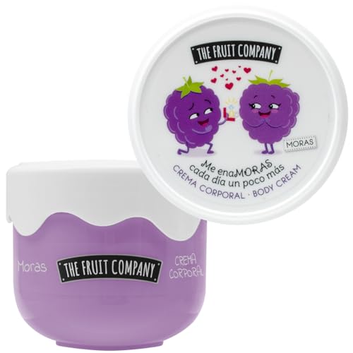 The Fruit Company Crema Corporal MORAS Efecto Seda 200 ml Hidratación Con Aceite de Aguacate y Manteca de Karité Formula Vegana