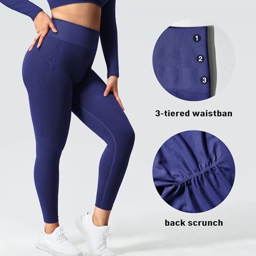 Image of YEOREO Boost Amplify Leggings for Women Seamless Scrunch Leggings Athletic