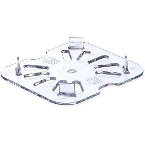 Carlisle Plastic Drain Shelf Clear (Pack of 6) Cover