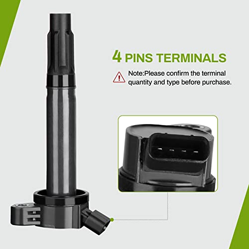 Autosaver88 Ignition Coil 6-Pack Compatible With Avalon Camry Highlander Rav4 Sienna Venza, Es350 Is350 Rx350 Rx450H V6 3.5L #TOP2