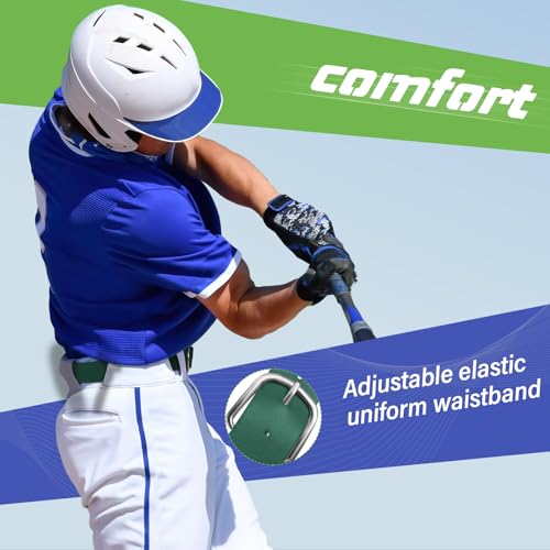 Image of Hercicy 12 Pcs Baseball Belts Softball Belts Bulk for Adult and Youth Adjustable
