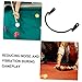 COOLHIYA 6pcs Billiard Table Pockets Hooks Billiard Net Pocket Storage Baskets Pool Table Felt Replacement Kit