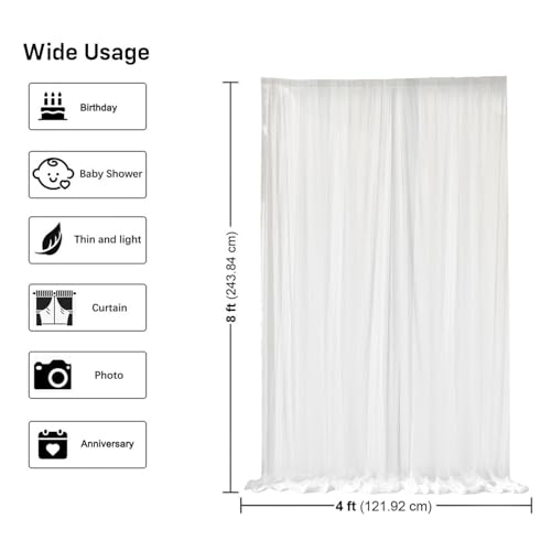 Party Propz Diwali Decoration Items For Home Decor, White Net Backdrop for Po...