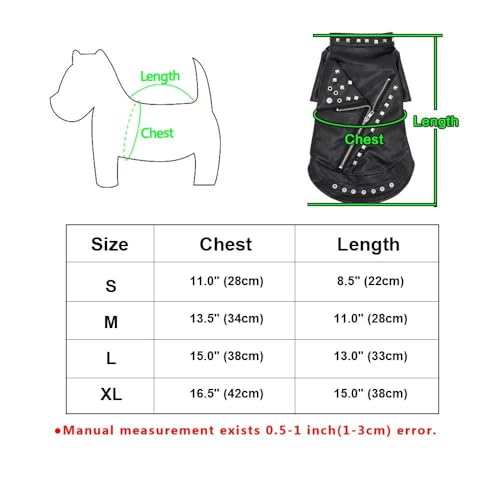 Schwarze Lederjacke Für Hunde, Herbst Und Winter, Warme Hundejacke, Kleidung, Französische Bulldogge, Labrador, Chihuahua, Mopsjacke, Outdoor, Winddicht, Wasserdicht, Haustierjacke, Kleidung