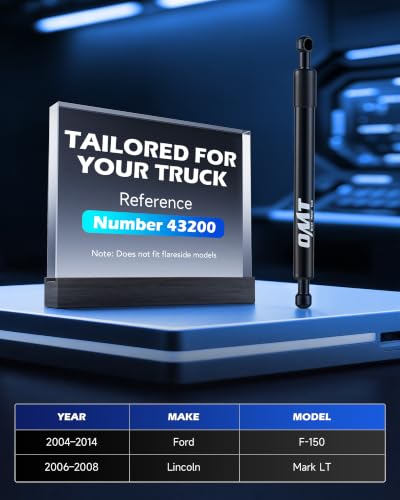 Image of Orion Motor Tech Compatible with 04-14 F150 and 06-08 Lincoln Mark LT Tailgate Assist, Truck Tail Gate Lift Assist Tailgate Shock Compatible with 2004-2014 Ford F-150 & 2006-2008 Lincoln Mark LTS