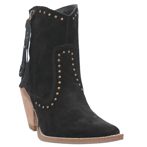 Dingo Boots Women's Classy N' Sassy Fashion Boot, Black Suede, 112