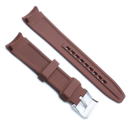 Image of WAMD Curved End Silicone Rubber Watch Straps - 18mm, 19mm, 20mm, 21mm, and 22mm Watch Straps for Watches.