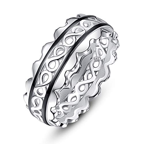 Bague de mariage argent 7mm style dôme épuré à porter au quotidien