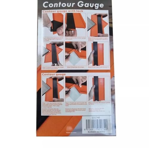 10 Inch Adjustable Duplicator Shape Contour Gauge Profile Ruler Tiling Laminate Tool with Lock. 25 CM. DIY Irregular Welding, Tracing, Woodwork, Construction & Handyman. Precise Measuring Tools 9 10 Inch Adjustable Duplicator Shape Contour Gauge Profile Ruler Tiling Laminate Tool with Lock. 25 CM. DIY Irregular Welding, Tracing, Woodwork, Construction & Handyman. Precise Measuring Tools - Image 9