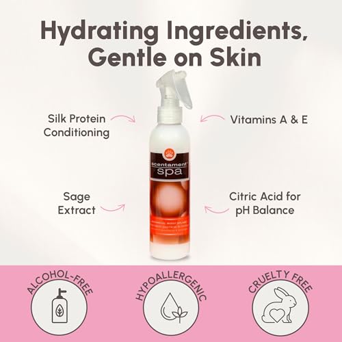 Image of Best Shot Scentament Spa Botanical Body Splash, Detangler Spray, Body Spray for Pets, Cat and Dog Cologne Spray, Mandarin Jasmine Honey, 8 Oz.