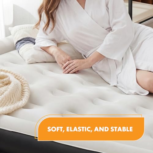 Matelas gonflable 40 cm gonflage rapide avec pompe électrique NEWBULIG