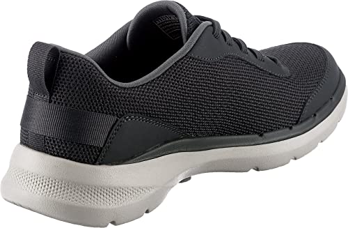 Image of Skechers Men's Gowalk 6-Athletic Workout Walking Shoes with Air Cooled Foam Sneakers, Charcoal 2, 9.5