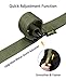 CVLIFE Two Point Sling, Upgrade Wide Padded Sling Strap with Removable Shoulder Strap, Green