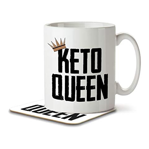 Keto Queen - Mug and Coaster by Inky Penguin Cover