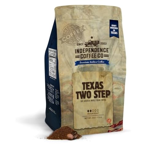 Independence Coffee Co. Texas Two Step Caramel, Vanilla, and Pecan Flavored Coffee Cover