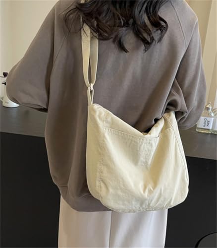 Waterproof Nylon Tote Bag Women Lightweight Handbag Zipper Durable Purse Large Hobo Bag Adjustable Strap Shopping Work3