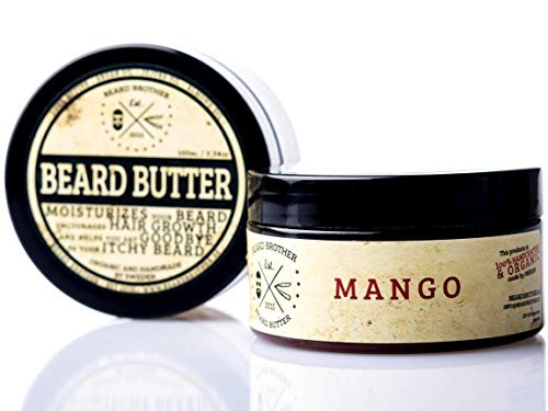 Beard Brother MANGO Bartbutter (100g) | vegane Bartcreme | pflegt und formt den Bart | handgemachte Bartpflege aus Schweden | Bartbutter vereint das Beste aus Bartöl und Bartbalsam Cover