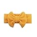 BeautyTop Baby Mädchen Schicke Bowknot Prinzessin Haarband Einfarbig Elastisch Stirnband Fotoshooting Kopfbedeckungen Kleinkinder Taufe Haarschmuck Schöne Bogen Haarreife Kopfband