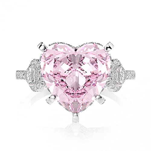 Anneaux de mariage pour femmes en argent 925 et oxyde de zirconium 5A
