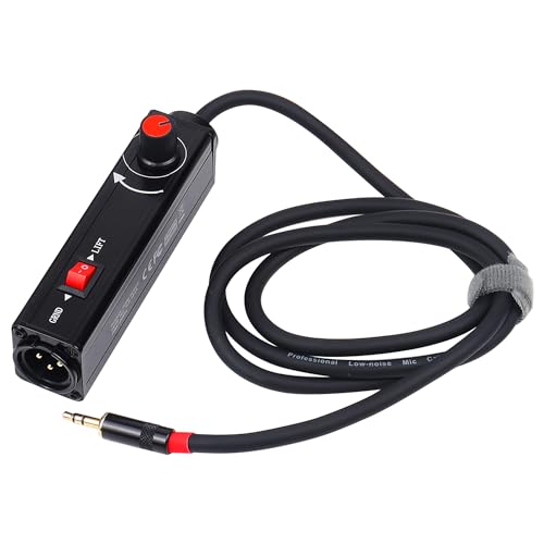 WisWinDa Pro101A AUX to XLR Isolation Box with Volume Controller and Ground Lift Switch Build-in...