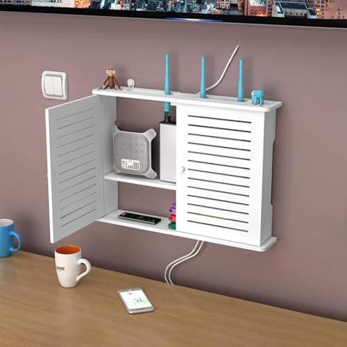 Boîtes de rangement routeur pour cacher les fils électriques - 8