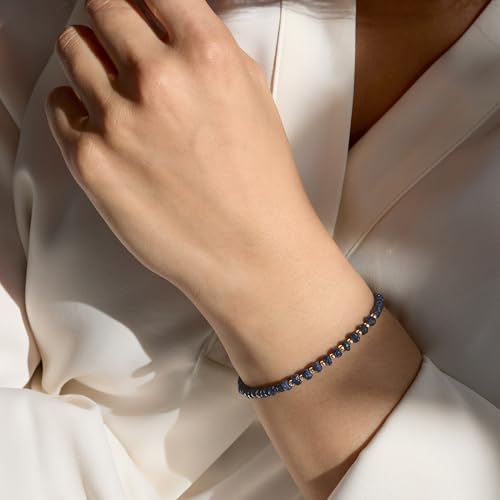 Ross-Simons 25.00 ct. t.w. Sapphire Bead Bracelet in 10kt Yellow Gold3