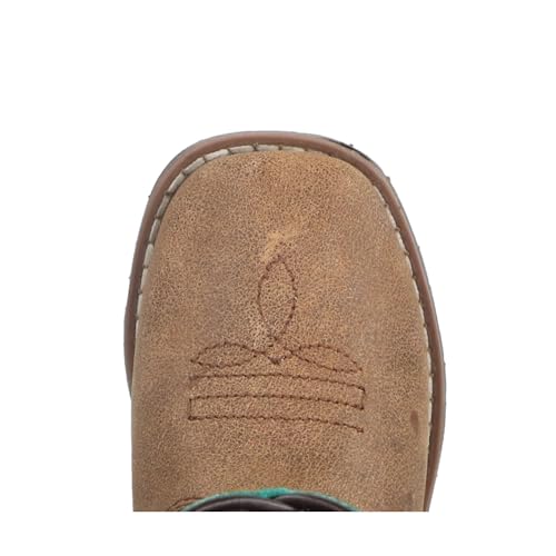 Image of Smoky Mountain Boots Toddlers' Autry Square Toe Leather Western Cowboy Boots