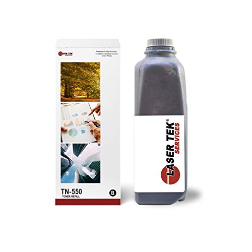 Laser Tek Services Compatible Brother TN550 TN-550 Toner Refill Kit Replacement for Brother HL-5240 5250DN, MFC-8370, DCP-8060 8065DN Printers (Black, 1 Pack)- 7,000 Pages