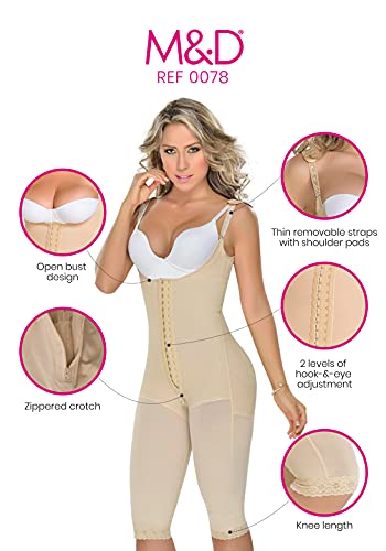 M&D 0078 Slimming Firm Full Body Shaper for Women | Fajas Colombianas para Mujer4