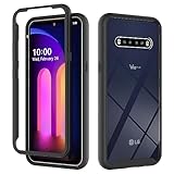 Generic Bumper Case for LG V60 ThinQ 5G, Double Layer Protection, PC+TPU, Slim Fit, Wireless, Splicing Combination, Black
