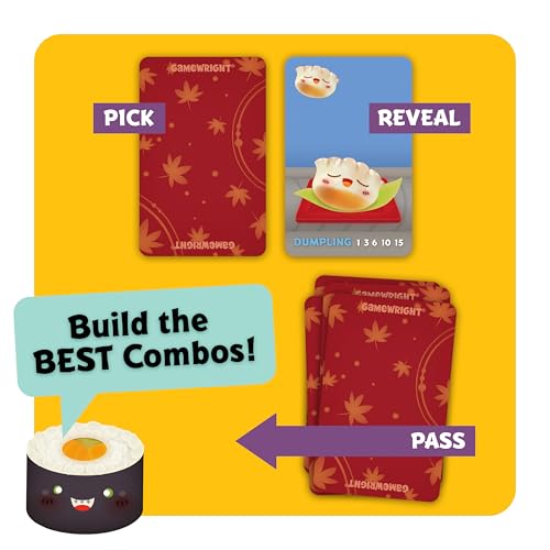 Image of Gamewright Sushi Go! - The Pick and Pass Card Game