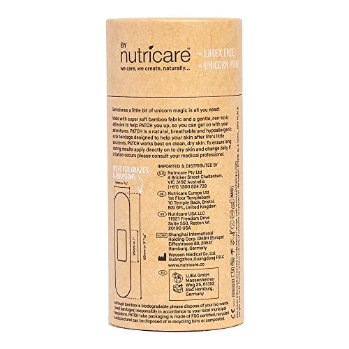 Patch Kids Kid Design (Unicorn) Bamboo Adhesive Bandage Sterile .75 X 3" 75 Per Box #TOP1