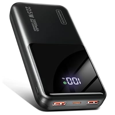 sahesun - Power Bank 22.5W 20000mAh Bateria Externa Carga Rapida Bateria Portatil PD3.0 QC4.0 Powerbank USB C Input & Output Compatible con iPhone 17 16 15 14 13 12 Pro MAX Mini Smartphones etc