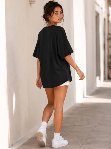 Image of Remidoo Oversized Graphic Tshirts for Women Casual Loose Fit Short Sleeve Tee
