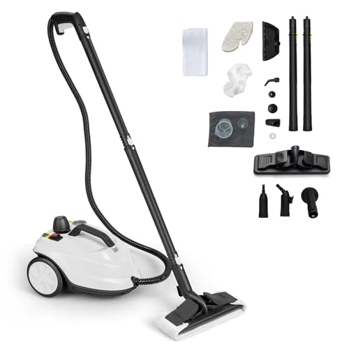SOARS Nettoyeur Vapeur Puissant 2000W,14 Accessoires, Pression Max 5 Bar, Temp. 160°C, Chauffe Rapide 8 Min, Réservoir 1.8L, Pour Sol, Canapé, Cuisine, Surface 108...